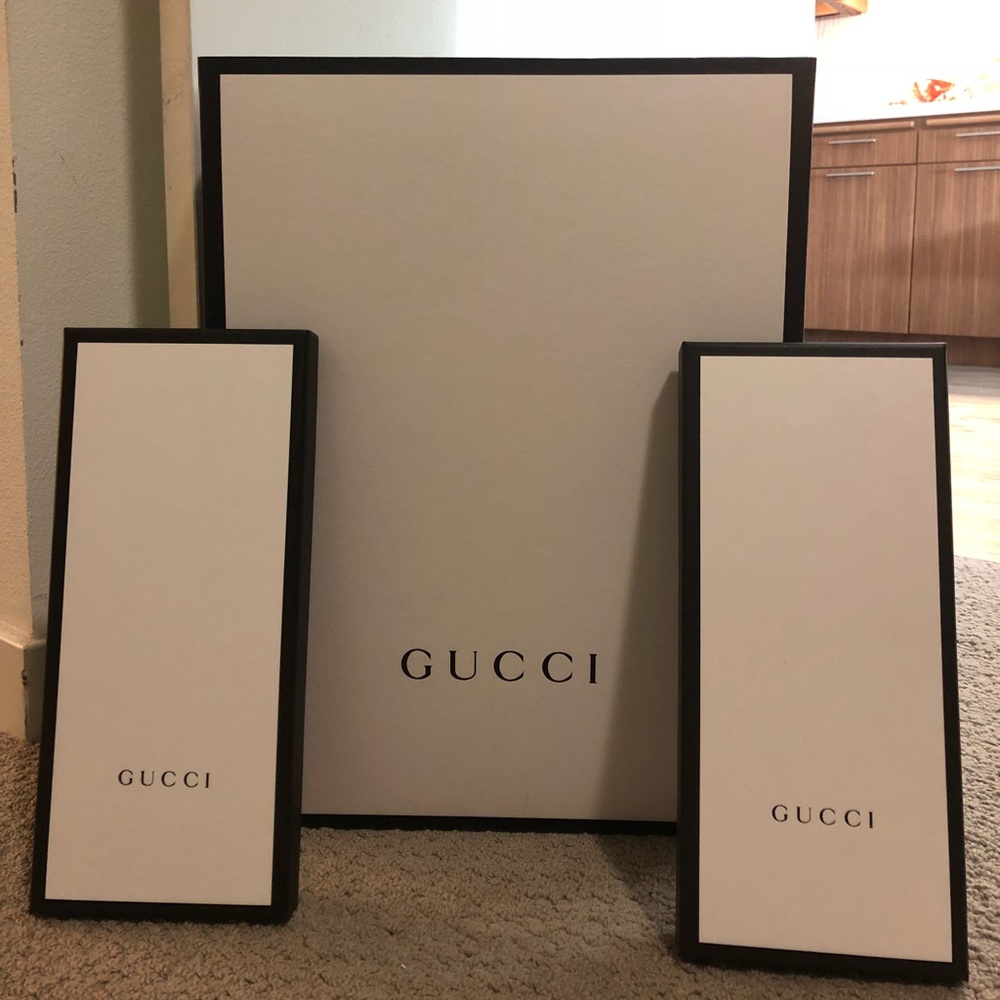 Authentic Empty Gucci Box Pack